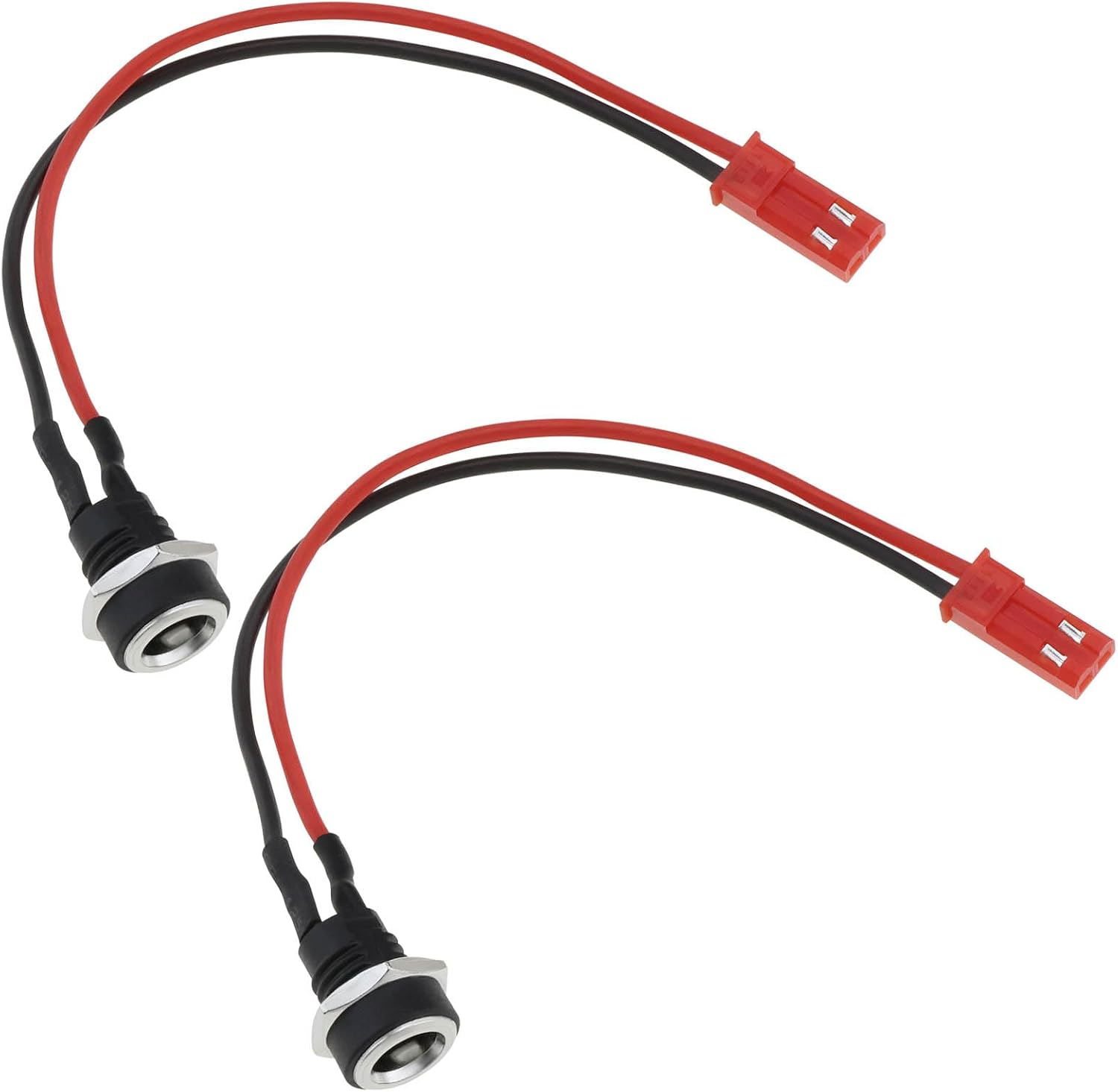 eMagTech 2pcs 2 Pin Electric Scooter Charging Port Cable Length 15cm Coaxial Jack 5.5mm OD 2.5mm ID Compatible with GOTRAX GXL V2 XR Elite Electric Scooter