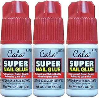 3 bottles Super nail Glue professional Salon Quality,Quick and Strong Nail liquid adhesive