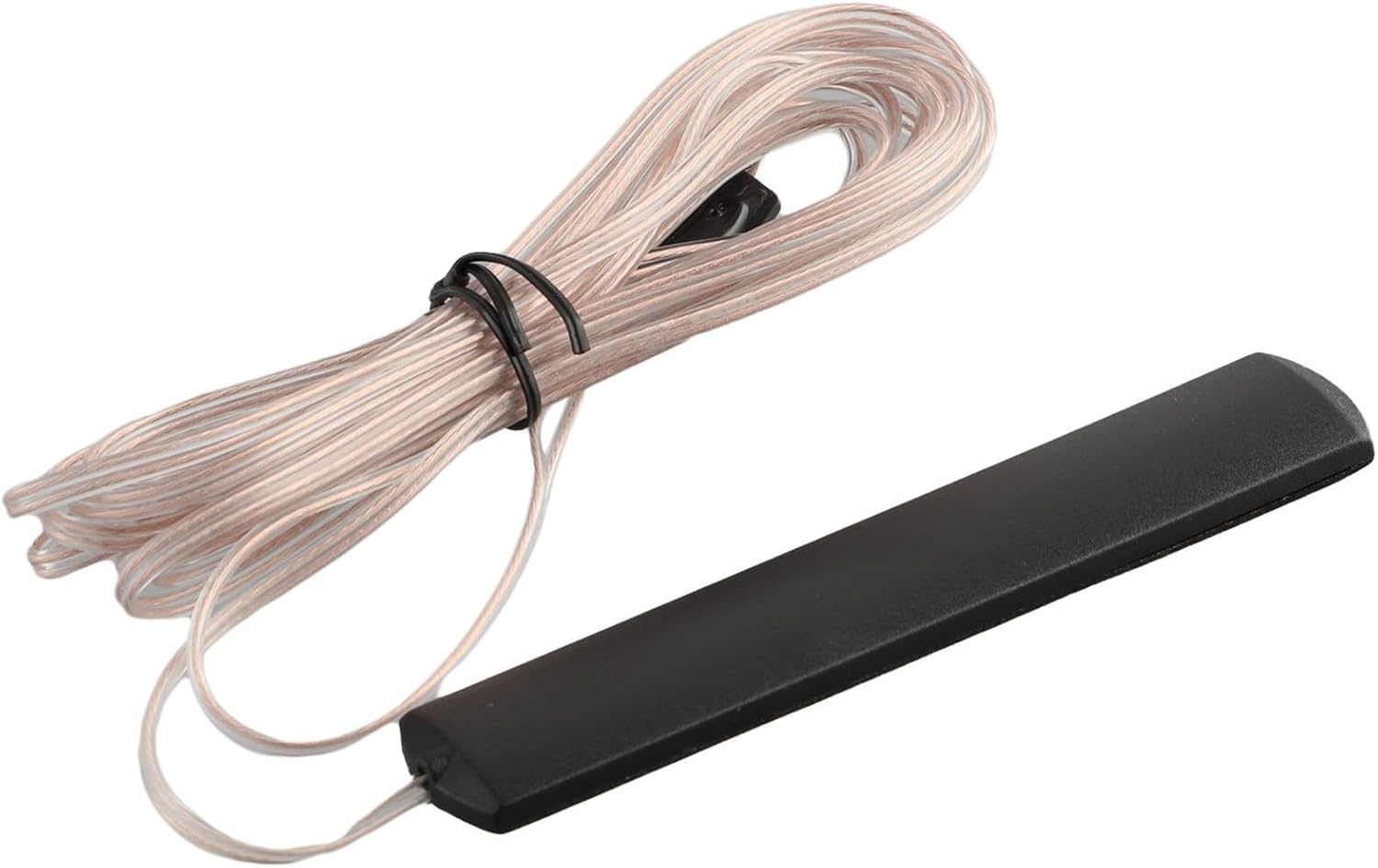 High Gain FM Radio Antenna Booster, 3.2M Double Wire Clip-On Signal for Home Stereo System 85-112MHz Range