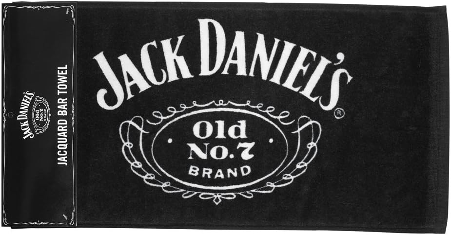Jack Daniel's Licensed Barware Cartouche Bar Towel