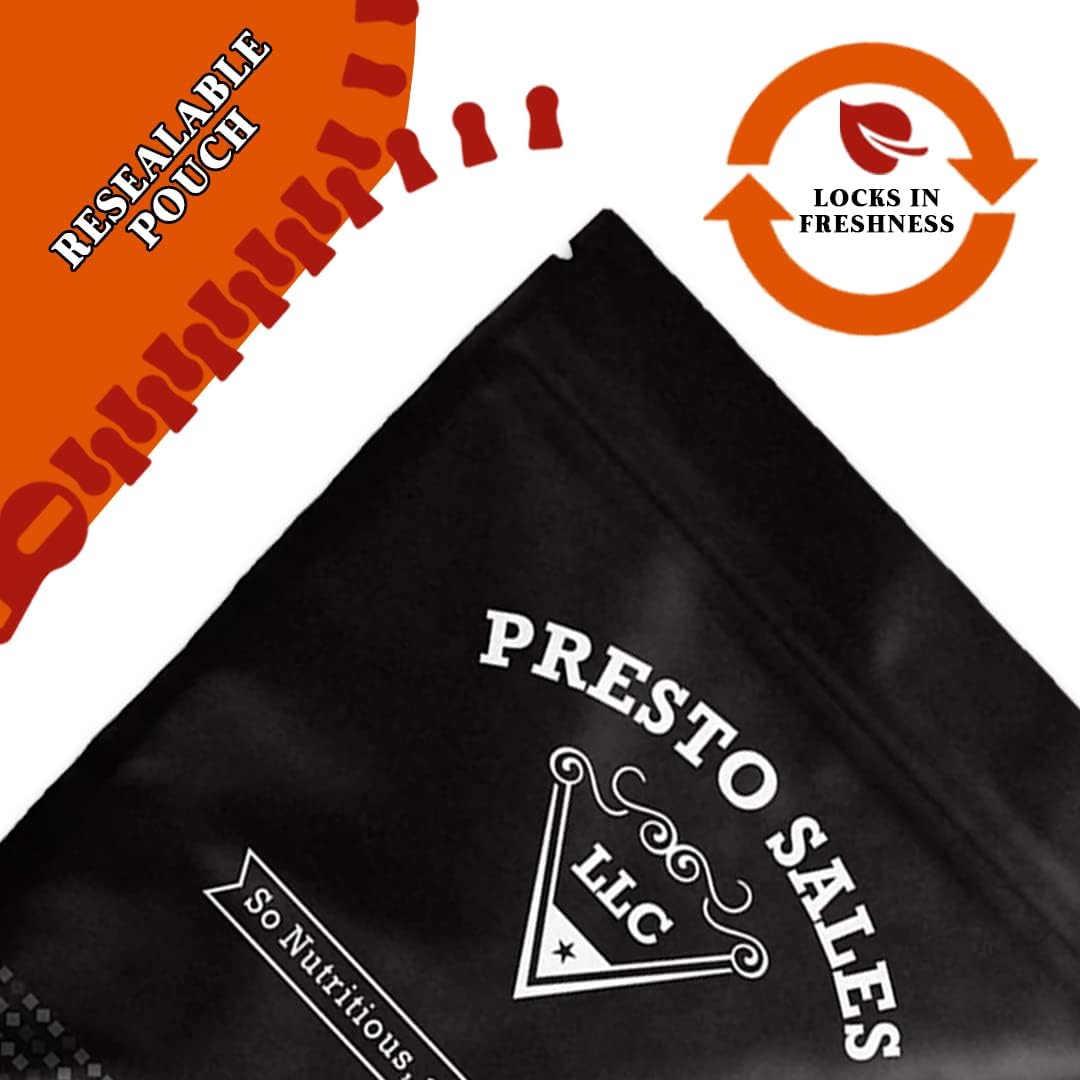 Presto Sales Edamame beans, Dry roasted No salt 80 oz. | Nutritional, Fresh, NON-GMO, Low-Calorie Vegetarian | Healthy, Natural, Vegan, all ages | Resealable 5 lbs. Bag