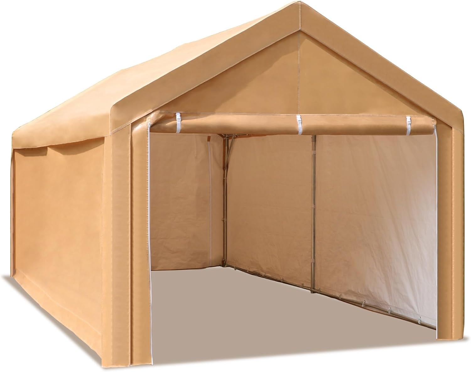 Sophia & William Carport Car Port Canopy 10x20 ft Heavy Duty, Portable Garage Shelter Car Tents Carpas para Carros All Weather for Automobiles Truck Boat, with Removable Sidewalls and Metal Frame