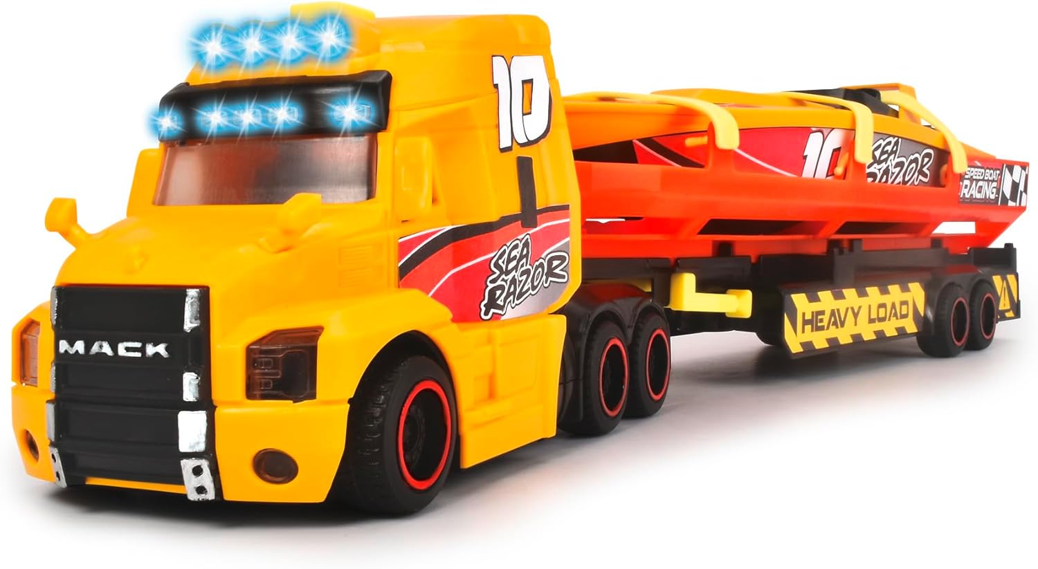 Dickie Toys - Mack Truck with Trailer and Boat