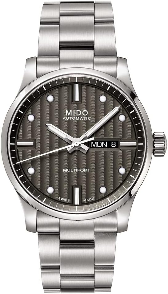 Mido Multifort M0054301106100 – Wristwatch men's, stainless steel silver strap