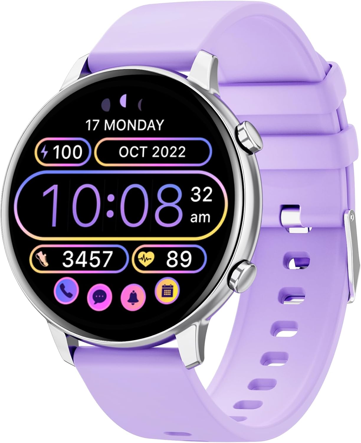 Hwagol Smart Watch (Answer/Make Calls), 1.39" Fitness Tracker, Smartwatch Heart Rate/Sleep Monitor/Pedometer/Calories, 140+ Sports Modes, Waterproof Women's Men's Fitness Watch for Android iOS