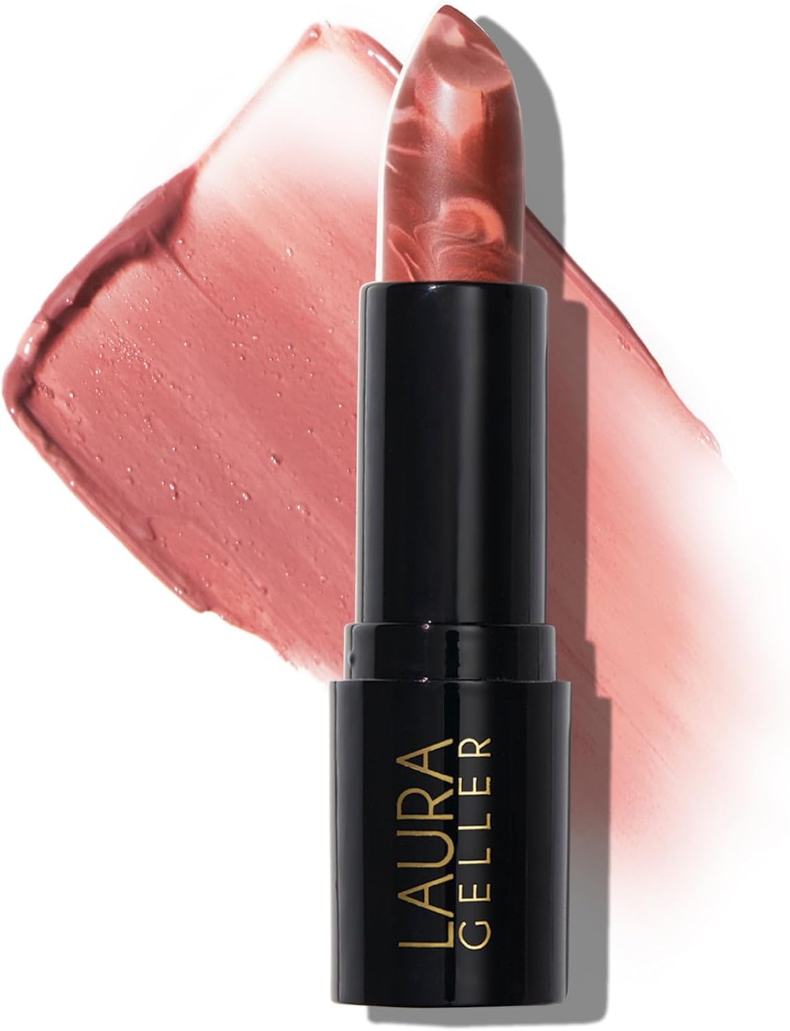 LAURA GELLER NEW YORK Italian Marble Sheer Lipstick - Honey Bun - Hydrating & Lightweight - Vitamin E & Caster Seed Oil - Cream Finish