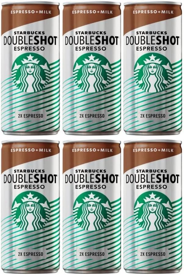 6 x 200ml Double Shot Espresso + Milk Coffee Ready To Drink