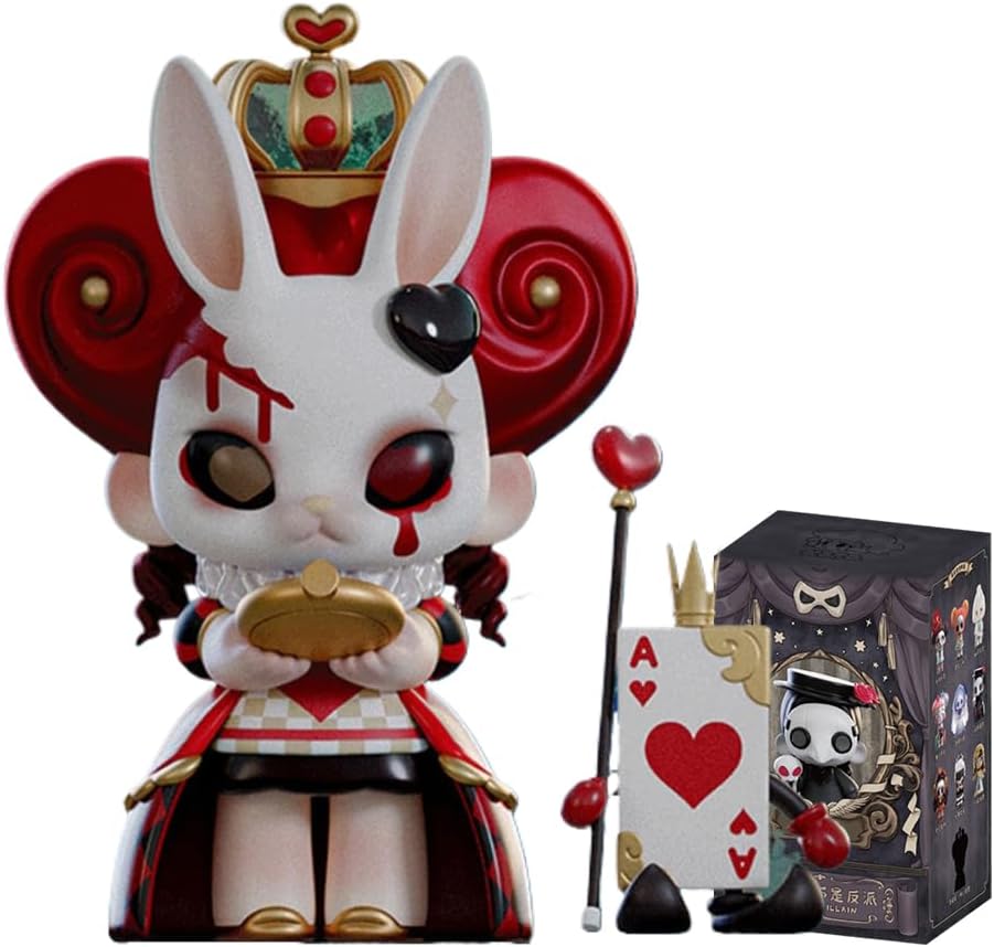 Aven Rabbit KASA Not a Villain Series Blind Box Action Figures Mystery Box Cute Random Toys Birthday Gift Christmas Collectible Toy for Desktop Ornaments, 1PC