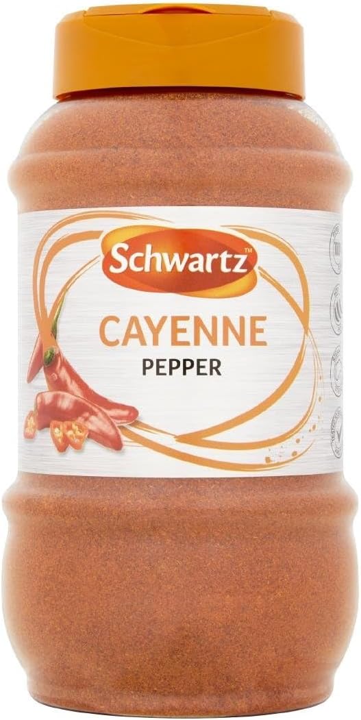 Schwartz Cayenne Pepper, Hot and Fiery Cayenne Chilli Powder for Chilli Con Carne, Curries and Marinade Sauce, Ideal for Taco Seasoning and Fajita Seasoning, 390 g