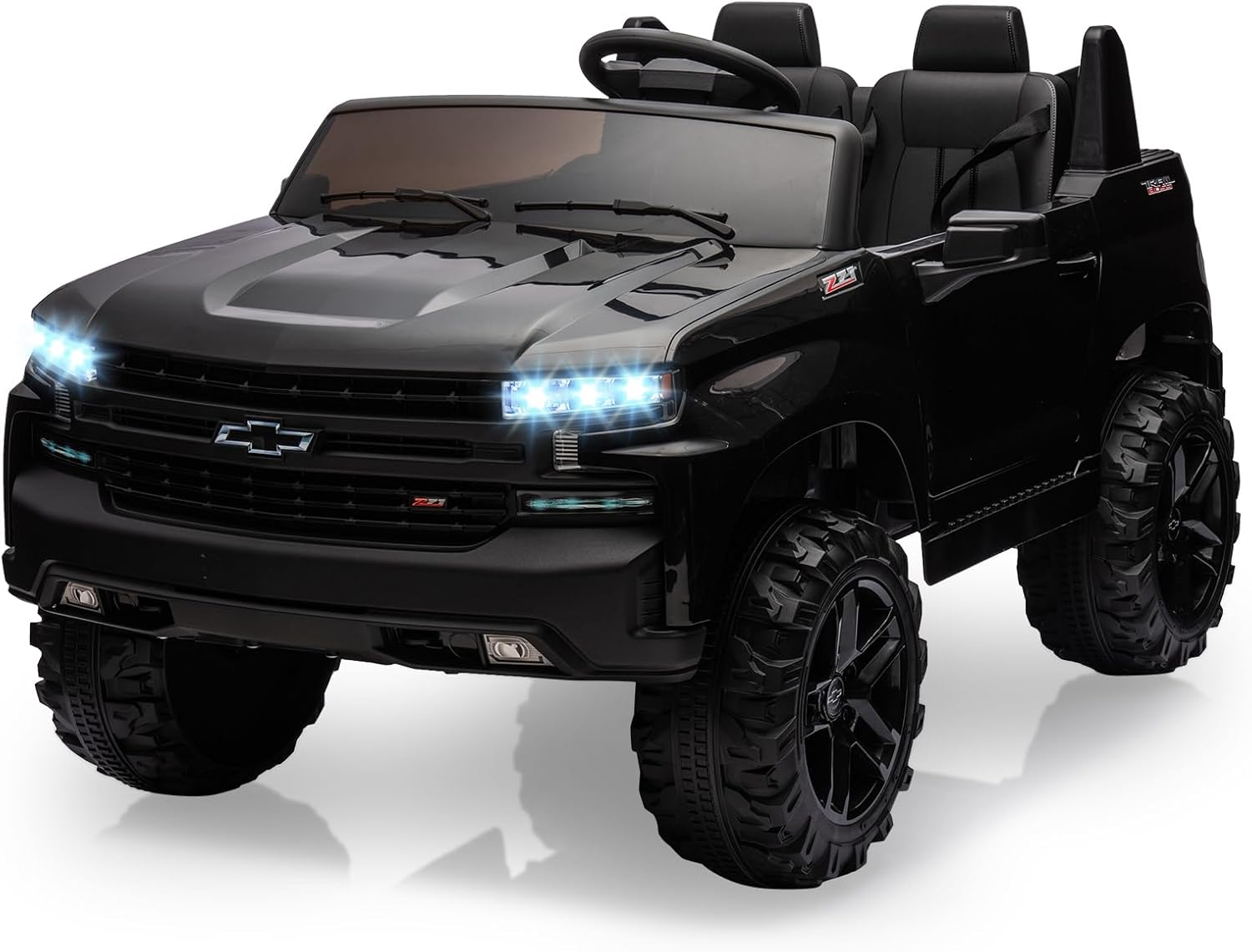 24V 2-Seater Truck Licensed Chevrolet Silverado Ride On Car Kids Toy