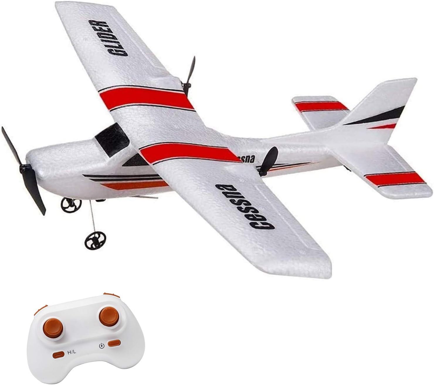 RC Airplane,Remote Control Airplane Ready to Fly with Durable Foam Body,2 Channels Stable to Flight RC Plane Built in 6-Axis Gyro,Easy to Control Remote Control Plane for Kids Boys Beginner