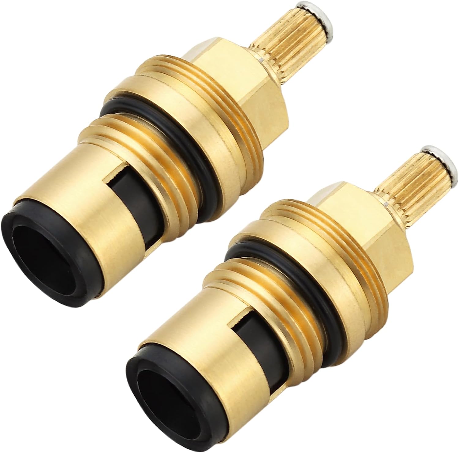 Ceramic Cartridge for Grohe 45882000 45883000, 1/2″ Cold Hot Ceramic Cartridge, Faucet Cartridge Replacement Assembly, Brass