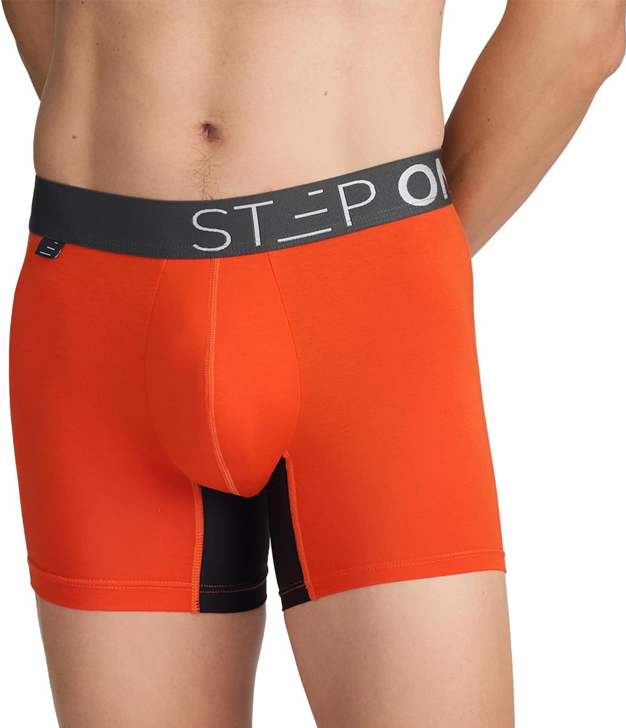 STEP ONE Mens Underwear Trunk Briefs, 1 Pair, Viscose from Bamboo Underwear, Moisture Wicking 3D Pouch + No Ride Up Trunks