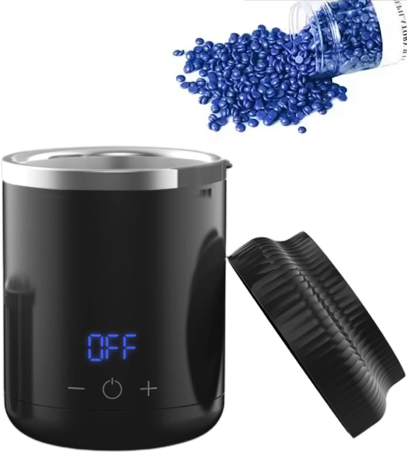 Wax Melter, 200cc Petite Wax Heater with LED display, Wax Melter For Candle Making for Soy Wax Soap Base Candle Making Supplies Easy Pour & Non-Stick & Temps