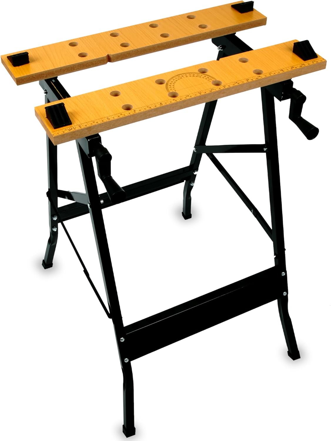 ZENO Workbench Tool Stand | Foldable Work Bench with Heavy Duty Steel Frame | Adjustable & Portable Work Table | 100KG