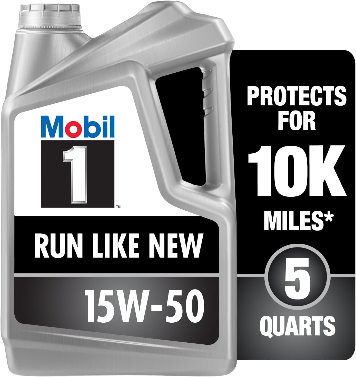 Mobil 1 Advanced Full Synthetic Motor Oil 15W-50, 5 Quart