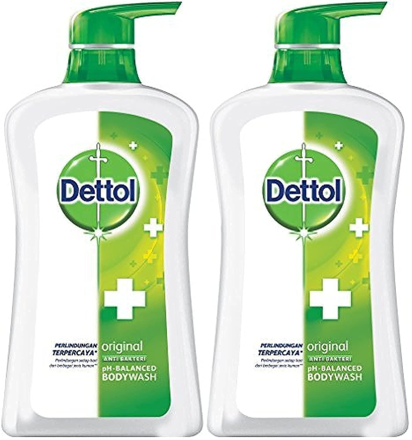 Dettol Anti Bacterial pH-Balanced Body Wash, Original, 21.1 Oz/625 Ml (Pack of 2)