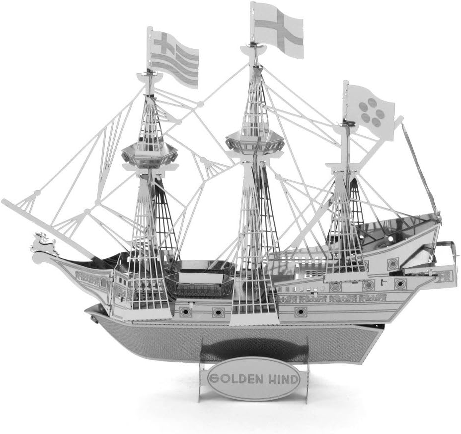 Metal Earth 3D Metal Model - Golden Hind Ship