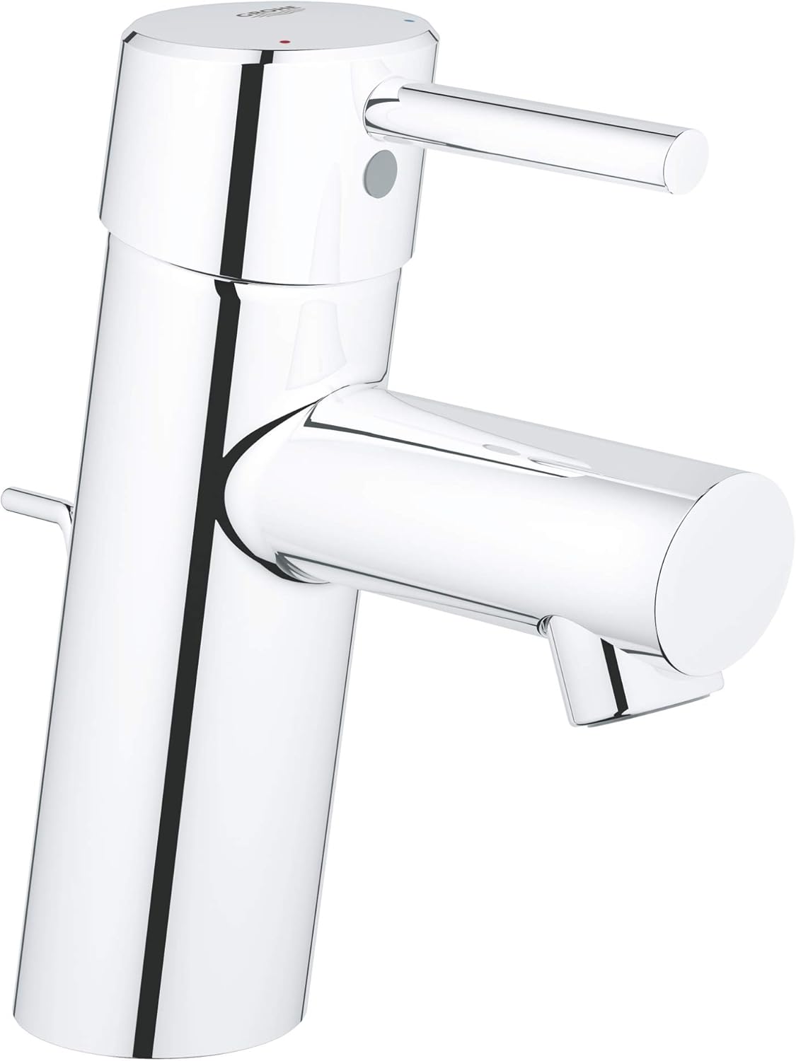 GROHE 3427000A Concetto, Single Hole Single-Handle Bathroom Faucet, S-Size, 1.2 GPM, Chrome