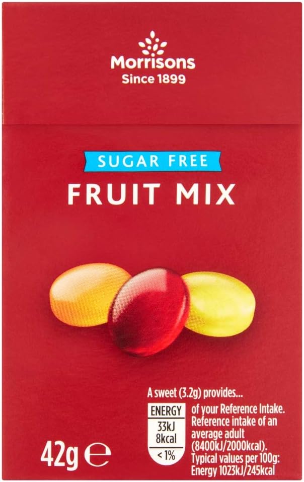 Own Label Sugar Free Fruit Mix 42g
