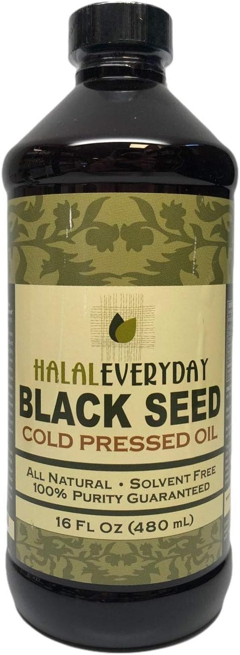 Pure Black Seed Oil - 16 OZ - 100% Pure and Cold Pressed Black Seed - Non-GMO and Vegan - Nigella Sativa
