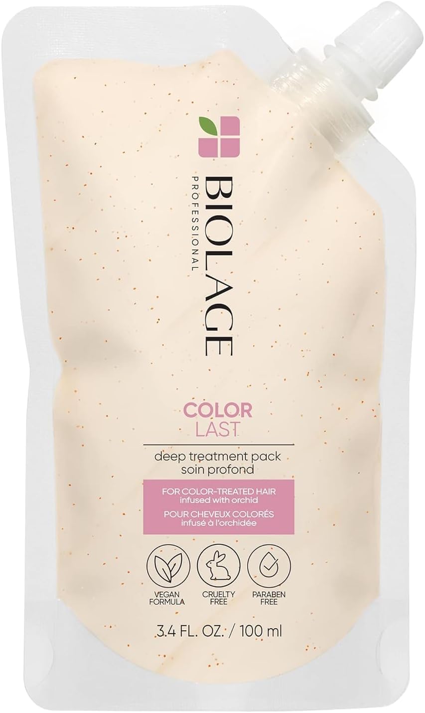 Biolage Professional Color Last Deep Treatment Mask for Coloured Hair, Infused With Orchid Flower Extract that Leaves Hair Colour Vibrant and Shiny, 100ml