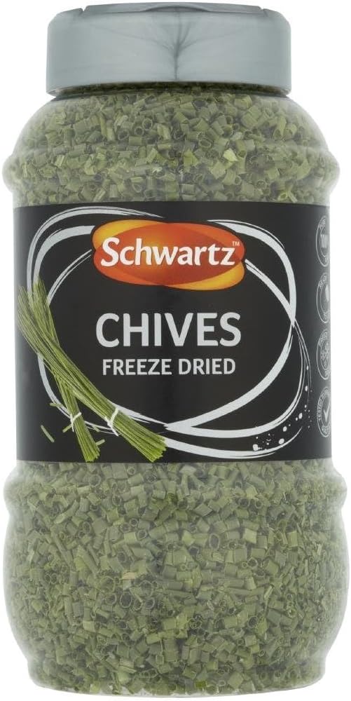 Schwartz Freeze Dried Chives, Seasoning for Roast Beef and Pasta Dishes, Convenient Dried Herbs for Meat, Fish and Vegetable Dishes, Perfect for Adding to Spice Rubs and Cooking Sauces, 23g