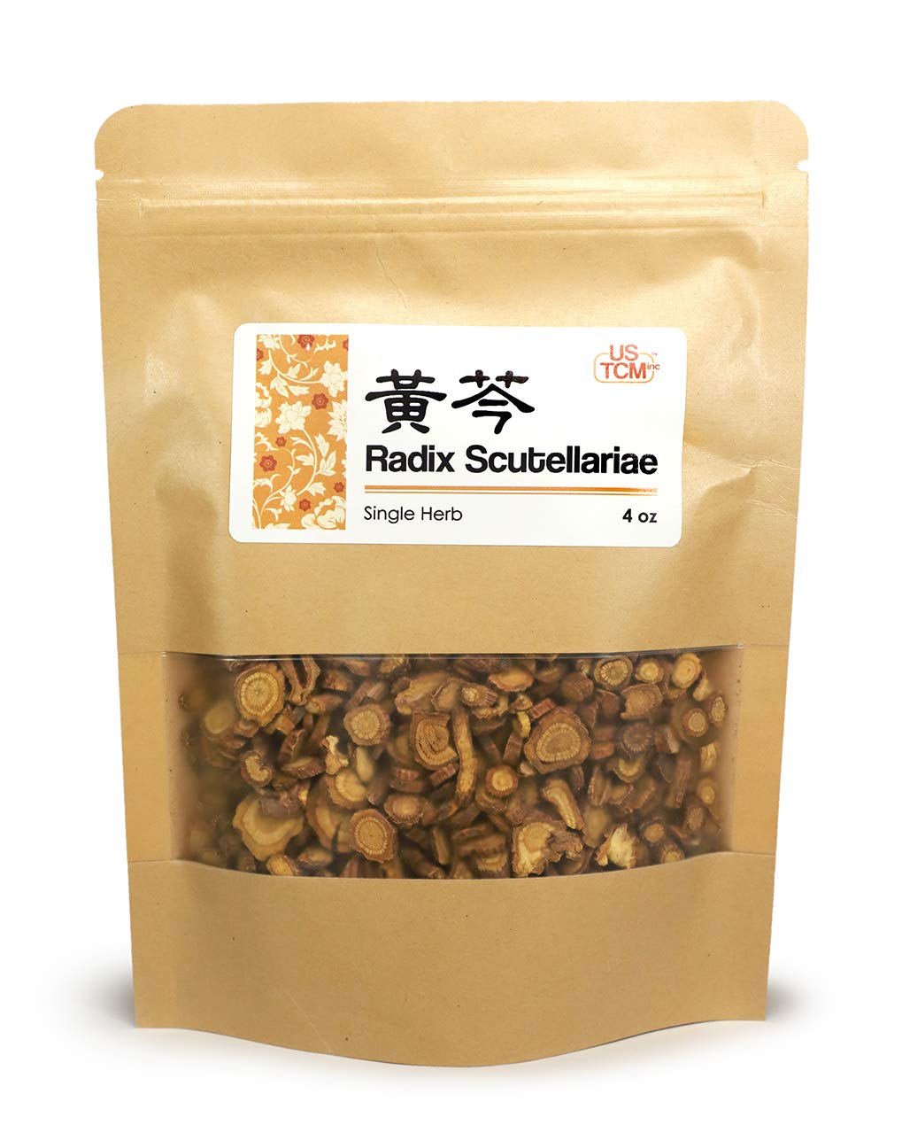 NEW PACKAGING Radix Scutellariae Skullcap Root Huang Qin 黄芩 4oz