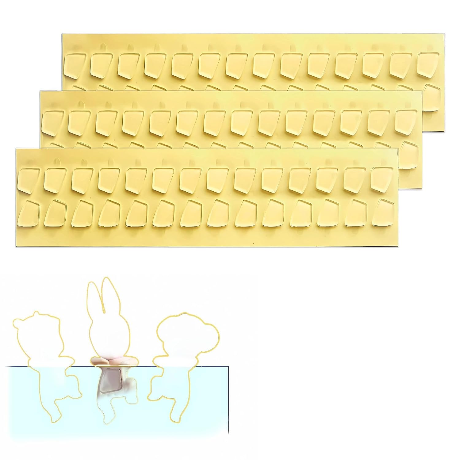 Sticky Display Pads for Mini Collectible Figures – 84 PCS Clear Reusable Adhesive Tabs for 10cm Figurines, Stand & Pose Support for Display Shelves, Desktop Scenes & Blind Box Collections (84 PCS)