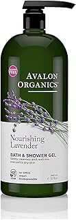 Avalon Organics Bath & Shower Gel, Nourishing Lavender, 32 Oz