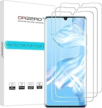 (3 Pack) Orzero Compatible for Huawei P30 Pro Soft TPU Screen Protector, Premium Quality Edge to Edge (Case Friendly) Screen Protector, High Definition Anti-Scratch Bubble-Free