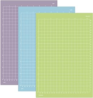 Cutting Mat 8.5x12in for Cricut Joy Xtra, StandardGrip, Light Grip, Strong Grip Reusable Cutting Mat for Crafts with Protective Film, Use with Cardstock, Iron On, Vinyl and More