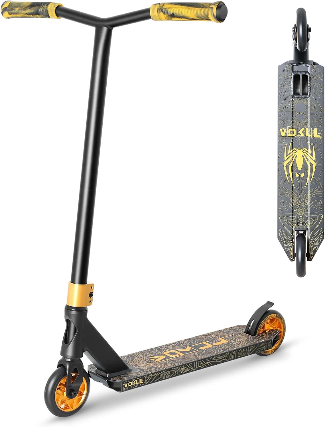 VOKUL K1 Pro Trick Scooter | Stunt Scooter, for Kids 8 Years and Up,Teens,Adults - Best Entry Level Freestyle Stunt Scooter for,Boys,Girls - Freestyle Skate Park Street Scooter