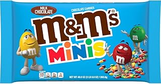 M&M'S MINIS Milk Chocolate Candy, Bulk Candy, 3 lbs Bag
