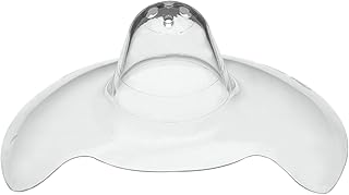 Medela Contact Nipple Shield for Breastfeeding, Large 24mm Nippleshield, For Latch Difficulties or Flat or Inverted Nipples, Made Without BPA