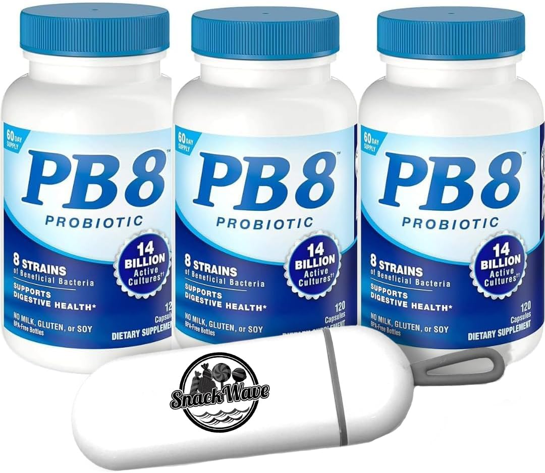 Nutrition Now - PB 8 Probiotic Acidophilus - 120 Capsules - Pack of 3