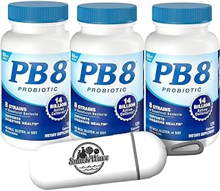 Nutrition Now - PB 8 Probiotic Acidophilus - 120 Capsules - Pack of 3