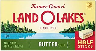 Land O Lakes Quarter Salted Butter, 8 Ounce -- 12 per case.