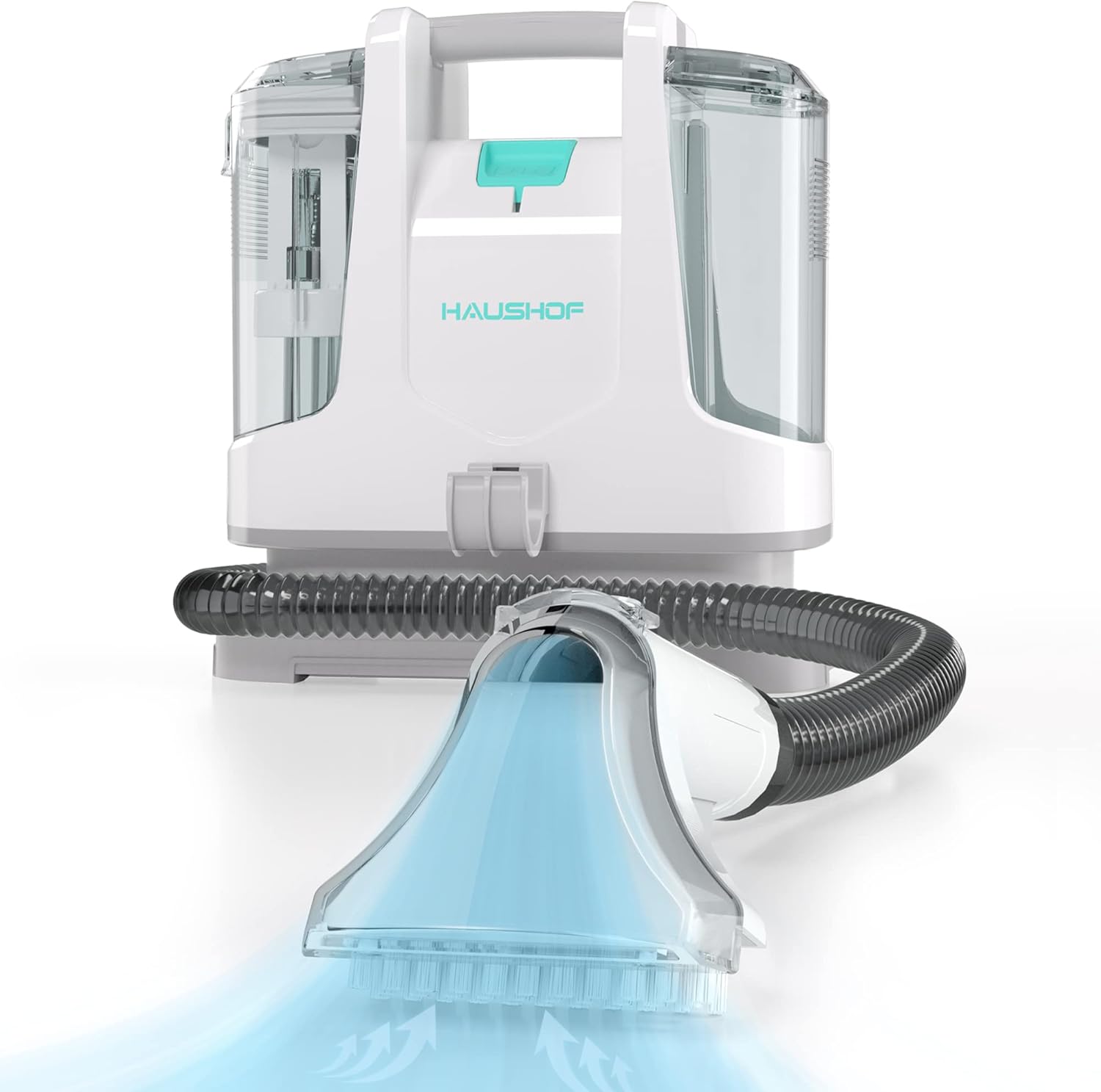 HAUSHOF StainZapper Spot Cleaner, 400w Portable Carpet and Upholstery Cleaner, Small Lightweight Handheld Carpet Washer, Perfect for Carpets, Rugs, Stairs and Cars