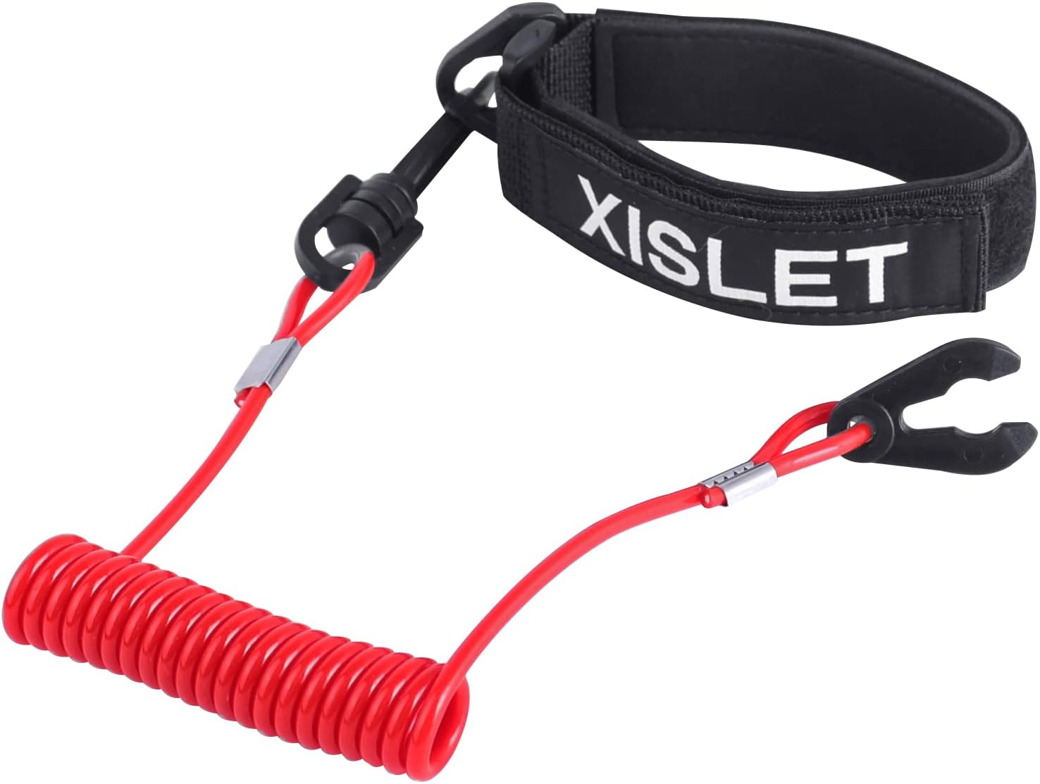 Xislet Yamaha Jet Ski Key Lanyard for Waverunner VX Cruiser FX Engine Safety Stop Tether Yamaha Kill Switch Lanyard Replace EW2-68348-00-00 Aftermarket 6K8-82556-00-00 Jet Ski Accessories