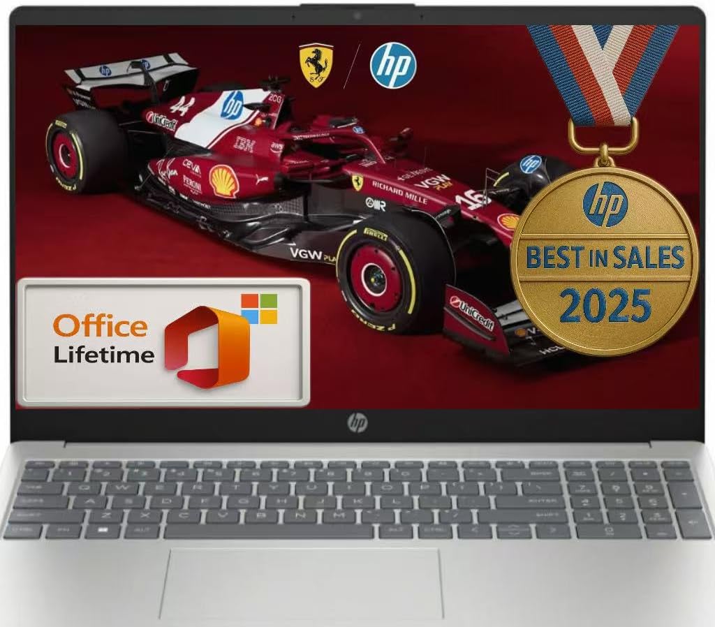 HP 【Best in Sales 2025】 15.6" Business Laptop, Windows 11 Pro with Microsoft Office Lifetime Suite, Copilot AI Chat, Touchscreen Display, Intel Core i3 Multi-Tasking, 16GB RAM, 1TB SSD, Earphone Jack
