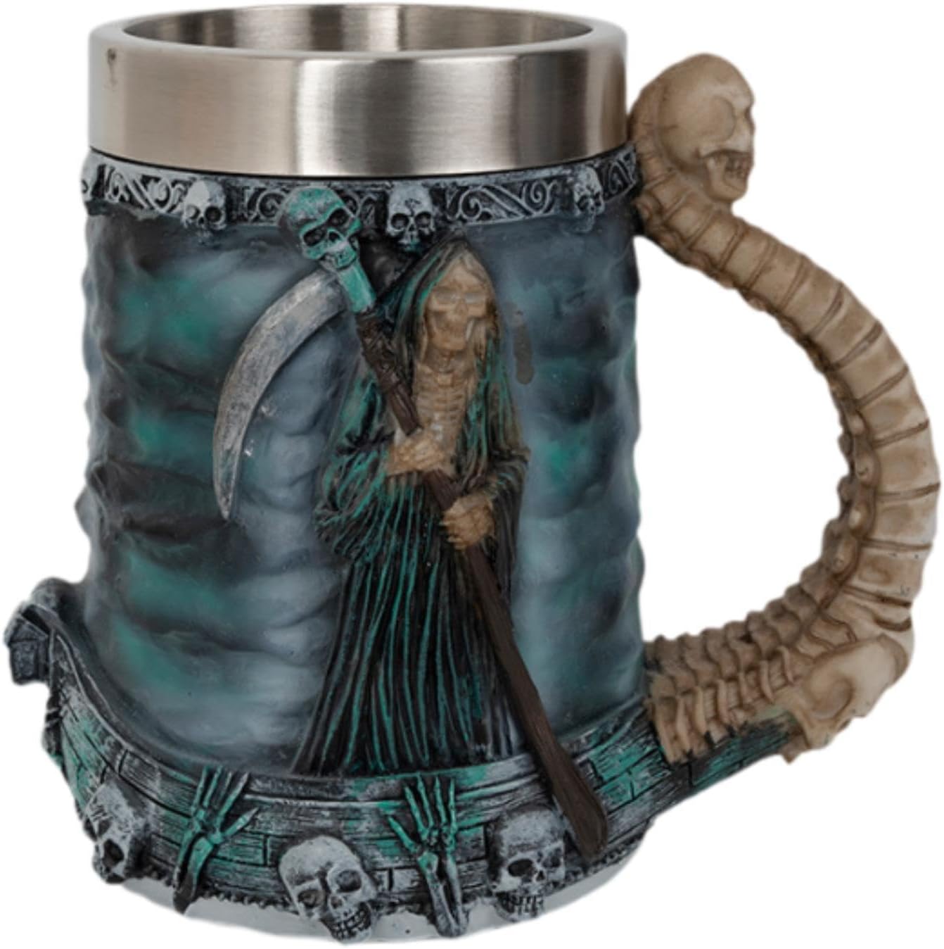 rockible Beer Mug 3D Mug Tableware Table Decoration Kitchen Supplies Resin Food Service Equipment Coffee Cup Halloween Drinking Cup