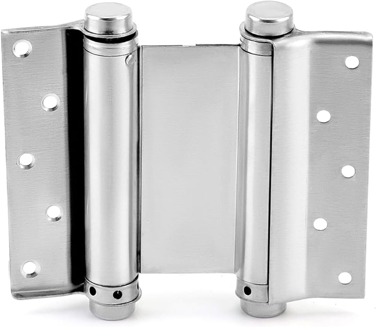 Commercial Swing Door Hardware Double Action Spring Hinges Rustproof Brushed Stainless Steel Finish Kitchen Waist Door Hinges Heavy Type