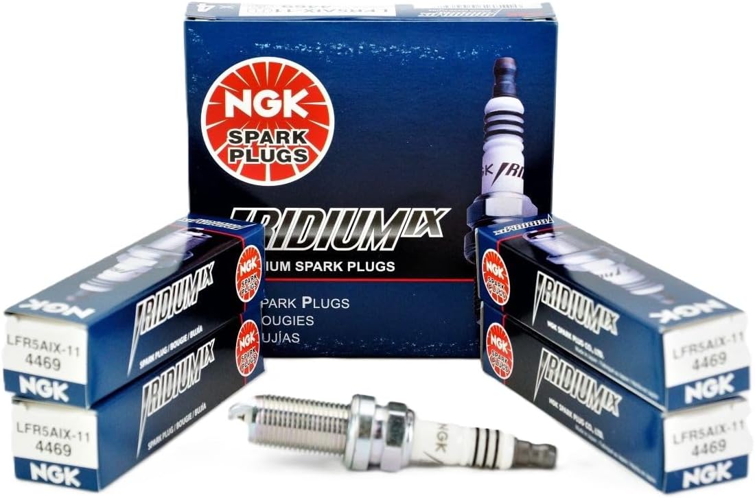 NGK Iridium IX Spark Plug LFR5AIX-11 (4 Pack) Compatible With TOYOTA CAMRY LE 2010-2014 2.5L/2494cc