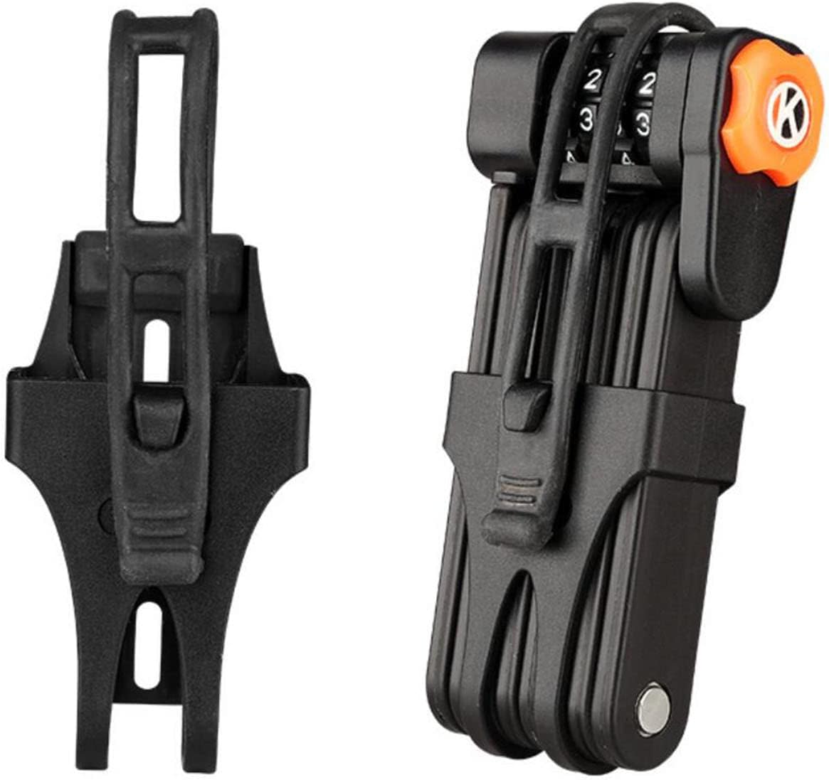 Mountain Bike Code Lock,Bicycle Code Lock,Folding Bike Lock with 4 Password Anti-Theft, Heavy Duty Bicycle Security Combination Chain Lock with 8 High Security Hardened Metal