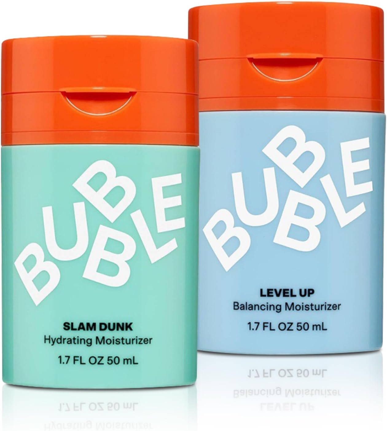 Bub~ble Skincare Slam Dunk & Level Up Balancing Face Moisturizer, Hydrating Face Cream Made with Vitamin E + Aloe Vera Juice, Zinc PCA + Niacinamide for Dry Oily or Combination Skin
