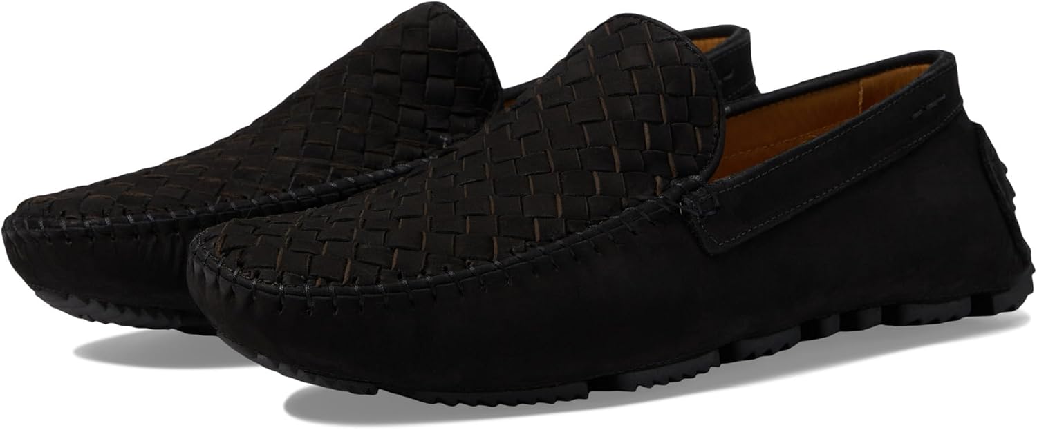 Massimo Matteo Woven Driver Black 9.5 D (M)