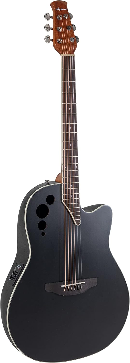 Applause E Akustikgitarre Elite AE44 Mis Cutaway black satin AE44-5S Mid