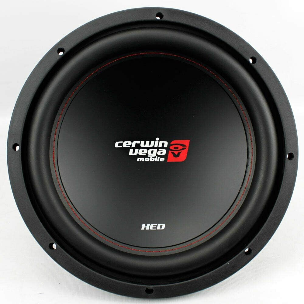 CERWIN-Vega! 12" Xtreme-Energy Design SVC Subwoofer (4Ω) – Deep Bass, High-Power Performance for Car Audio Systems – XED12V2