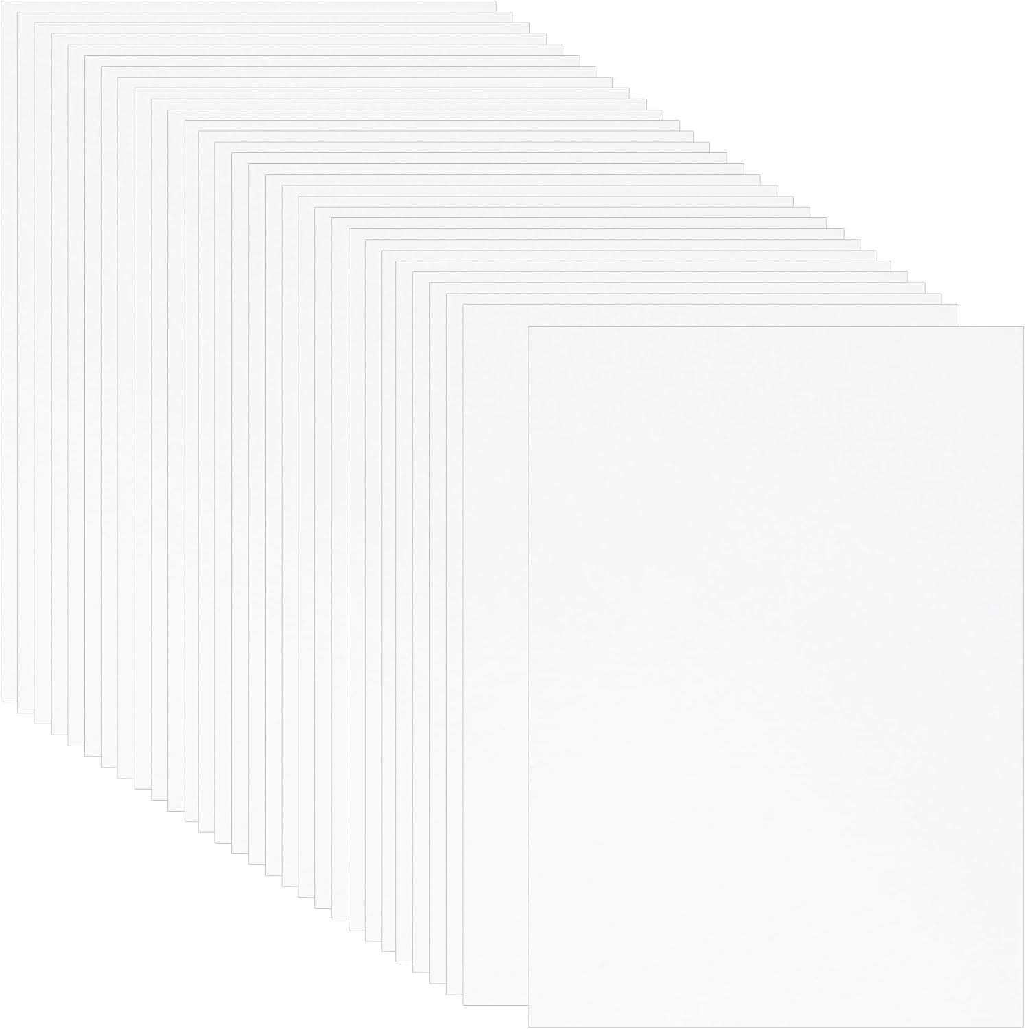 30 Sheets White Cardstock -A4 250gsm Cardboard Paper Cover Card Stock 92lb Heavyweight Paper Thick Paper for DIY Card Making,Invitations,Postcards,Business Cards PAC10WH30